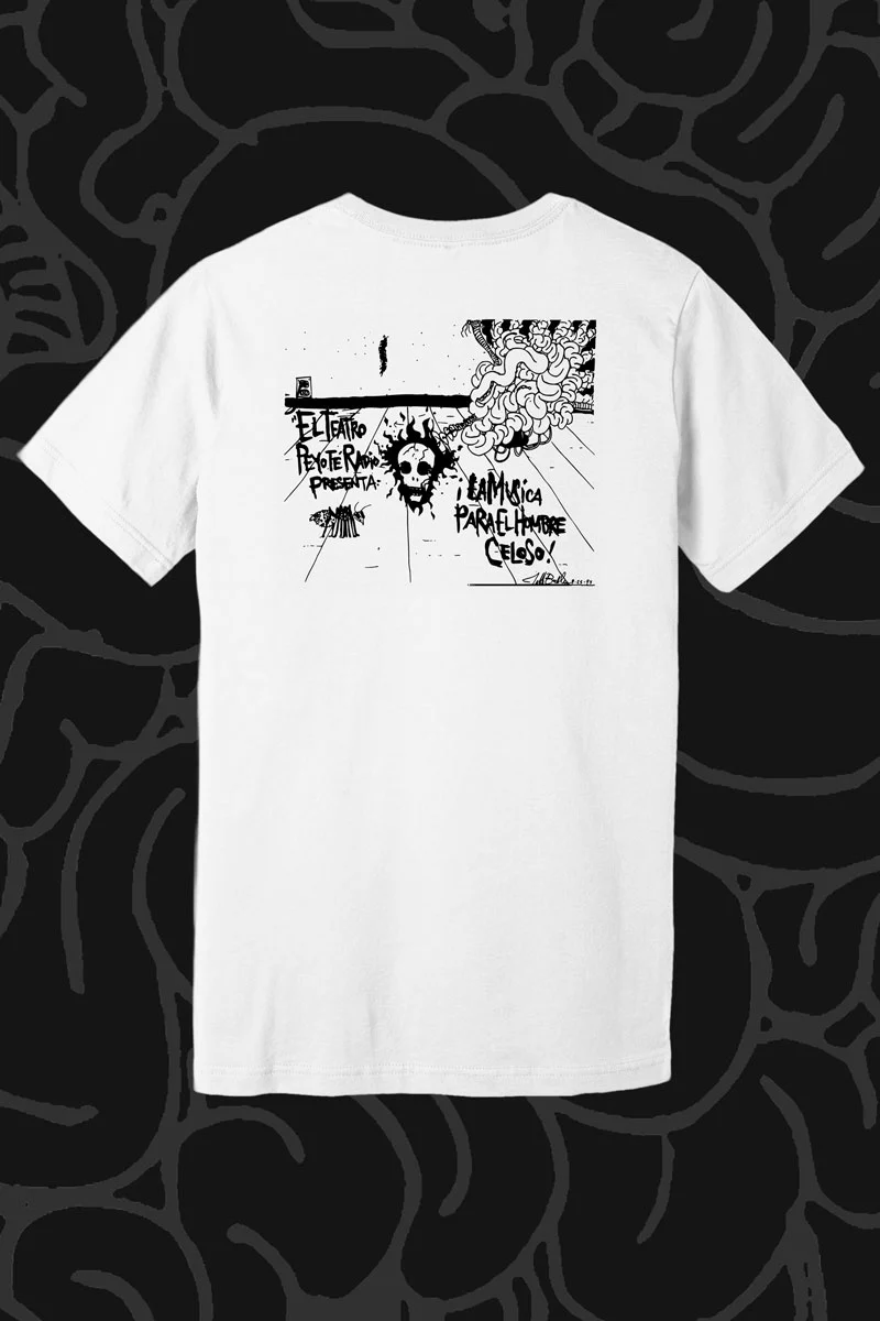 Jeff Buckley: Peyote Radio Theater Tee, White - Image 3