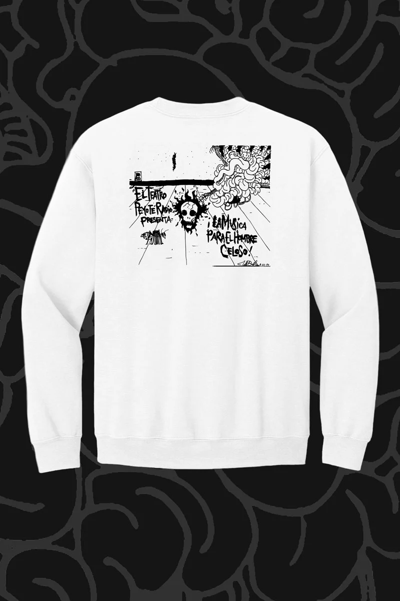 Jeff Buckley: Peyote Radio Theater Sweatshirt, White - Image 3