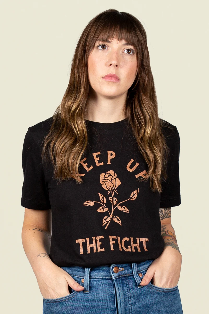 keep up the fight tee - Image 4
