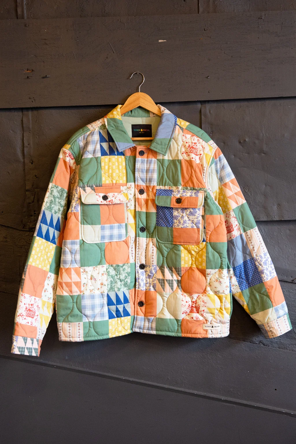 Vintage Teddy Fresh Quilted Jacket