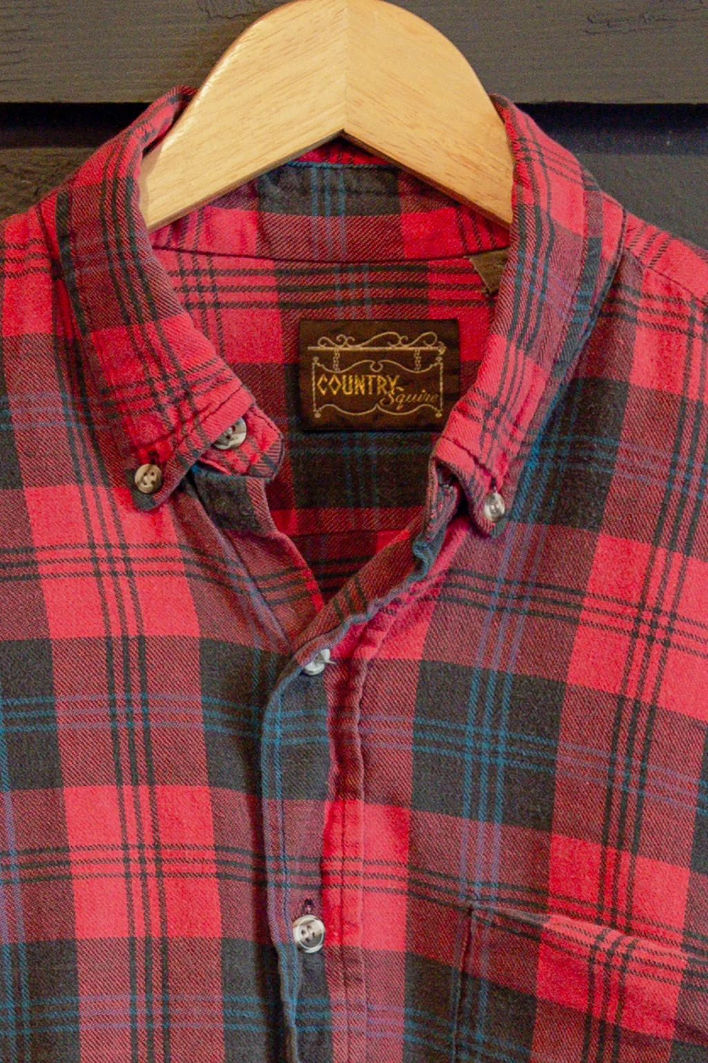 Vintage Vintage Country Squire Flannel Red - Image 2